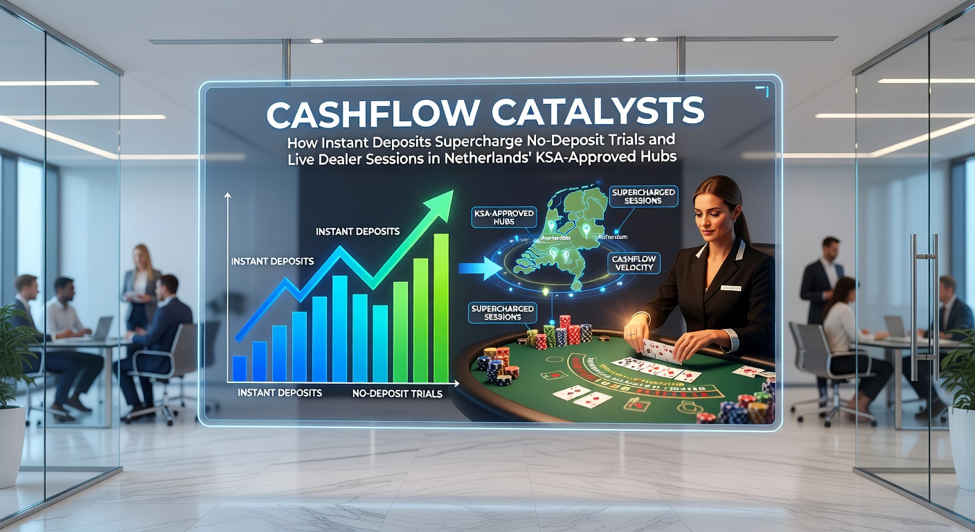Grafiek van snelle stortingen die spelers van no-deposit trials naar live dealer actie leiden in Nederlandse KSA-casinos