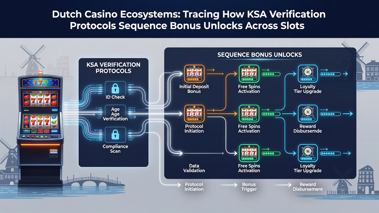Mobiele app interface die KSA verificatie en bonus sequencing toont voor verschillende spelcategorieën