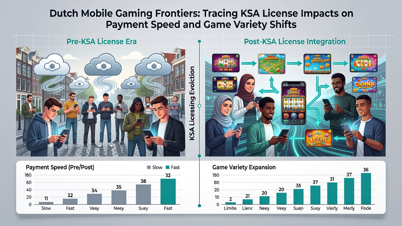 Mobiele interface met diverse slots en live games onder KSA-licentie