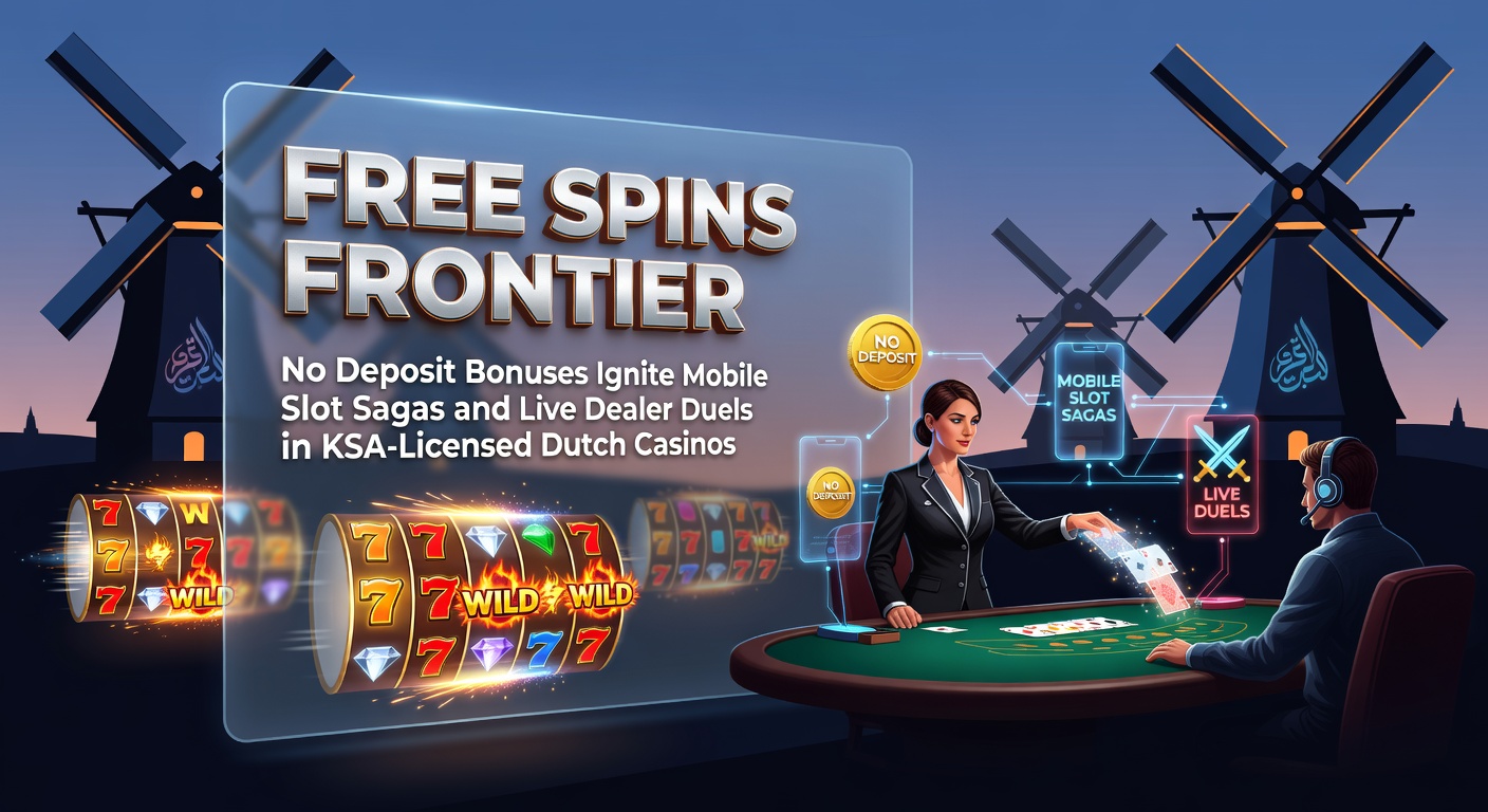 Schermafbeelding van een mobiel casino met free spins en live dealer tafels in een Nederlands casino-thema