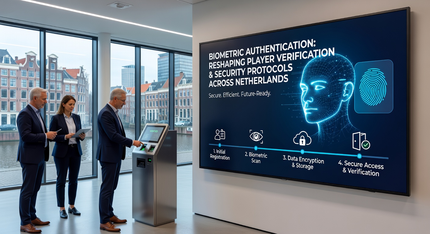 Beveiligde login interface op een slotplatform met biometrische verificatie en KSA-compliance indicatoren