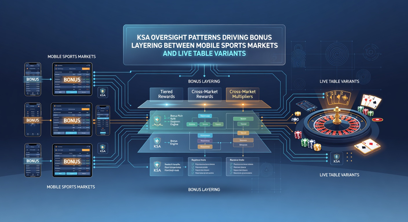Integratie van bonussen tussen mobiele sport en live tafels onder KSA toezicht