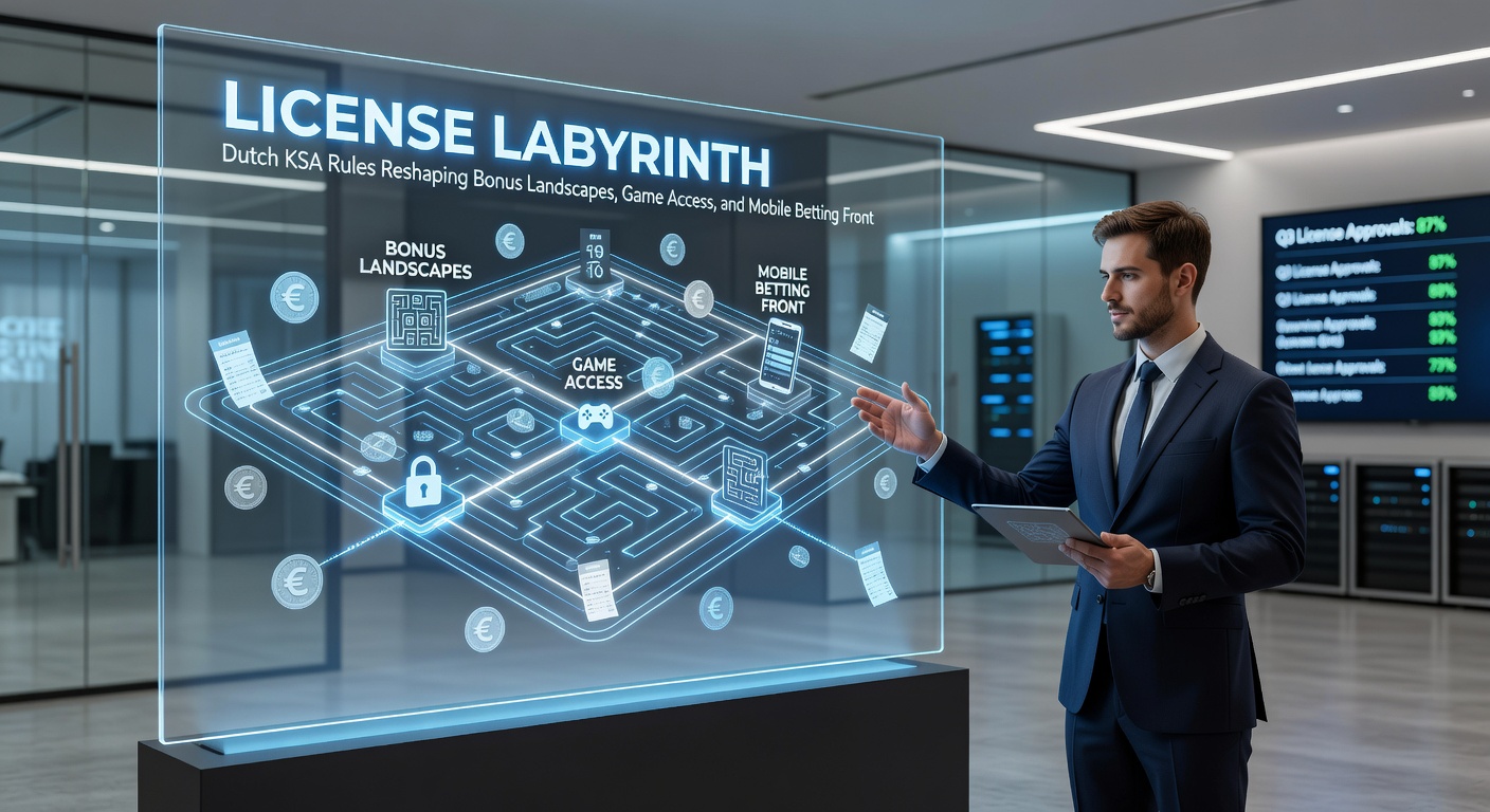 Visuele representatie van mobiele betting-apps die navigeren door KSA-regelgeving, met iconen voor bonussen, spellen en verificatie