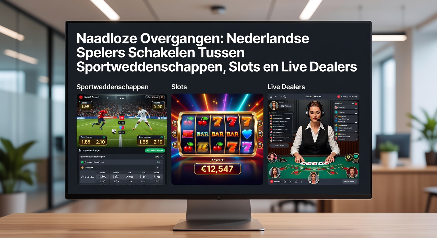 Schermafbeelding van een KSA-mobiel platform waar sportweddenschappen, slots en live dealers naadloos samenkomen, met odds, rollen en dealer video in één interface