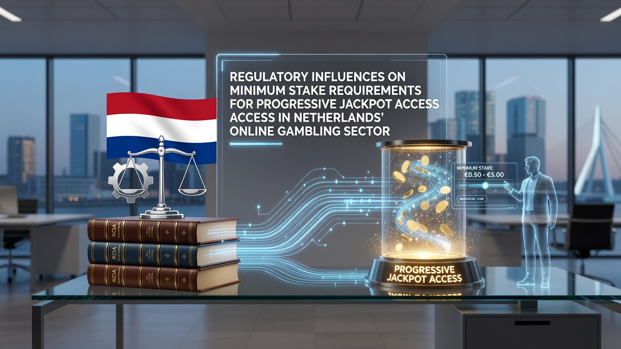 Grafiek die minimum inzetdrempels en jackpotaccumulatie in Nederlandse gokmarkten weergeeft