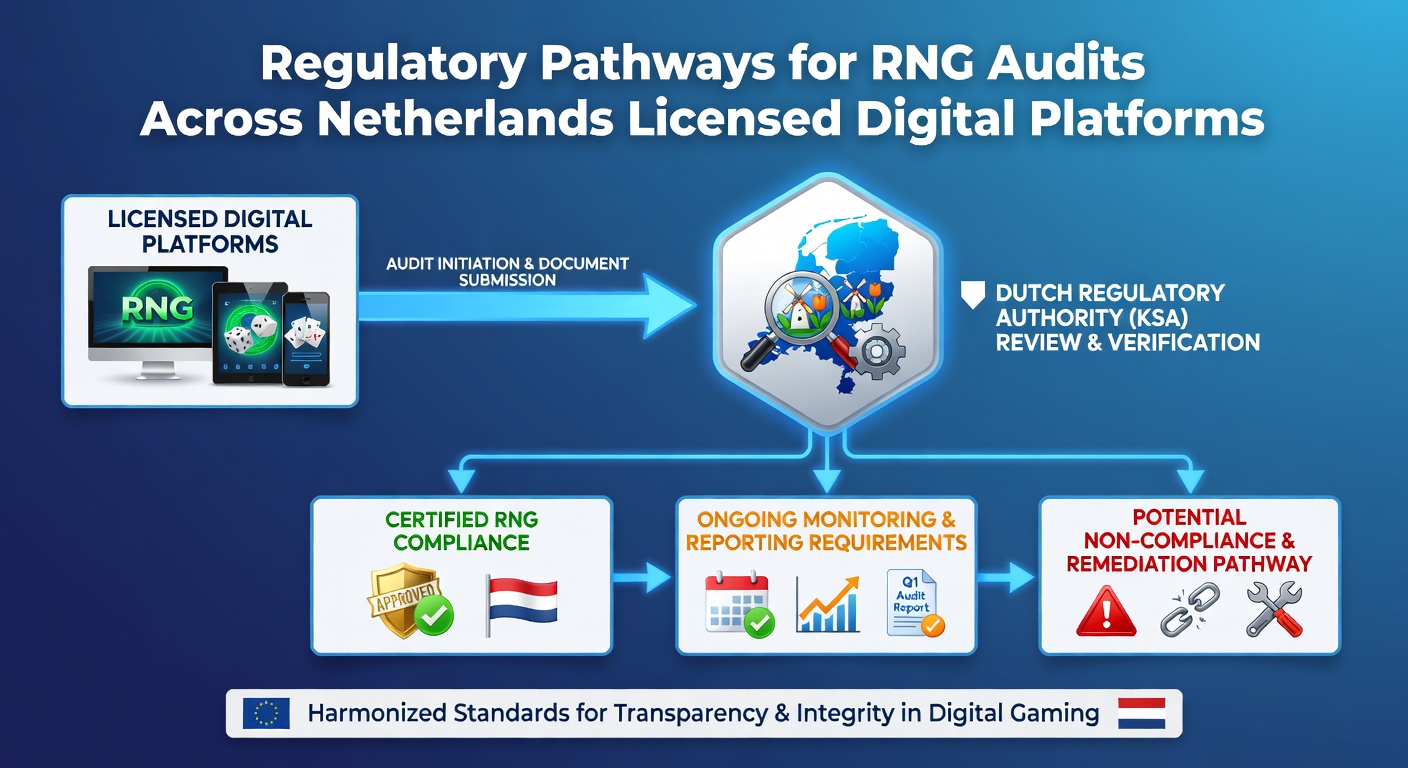 Overzicht van RNG-auditprocessen bij KSA-gelicentieerde digitale gokplatforms in Nederland
