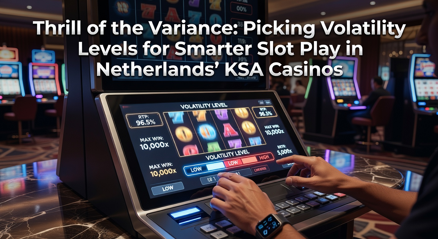 Gokkast met dynamische volatiliteitsindicatoren in een KSA-gelicentieerd Nederlands casino, waar spelers niveaus afwegen voor optimale sessies